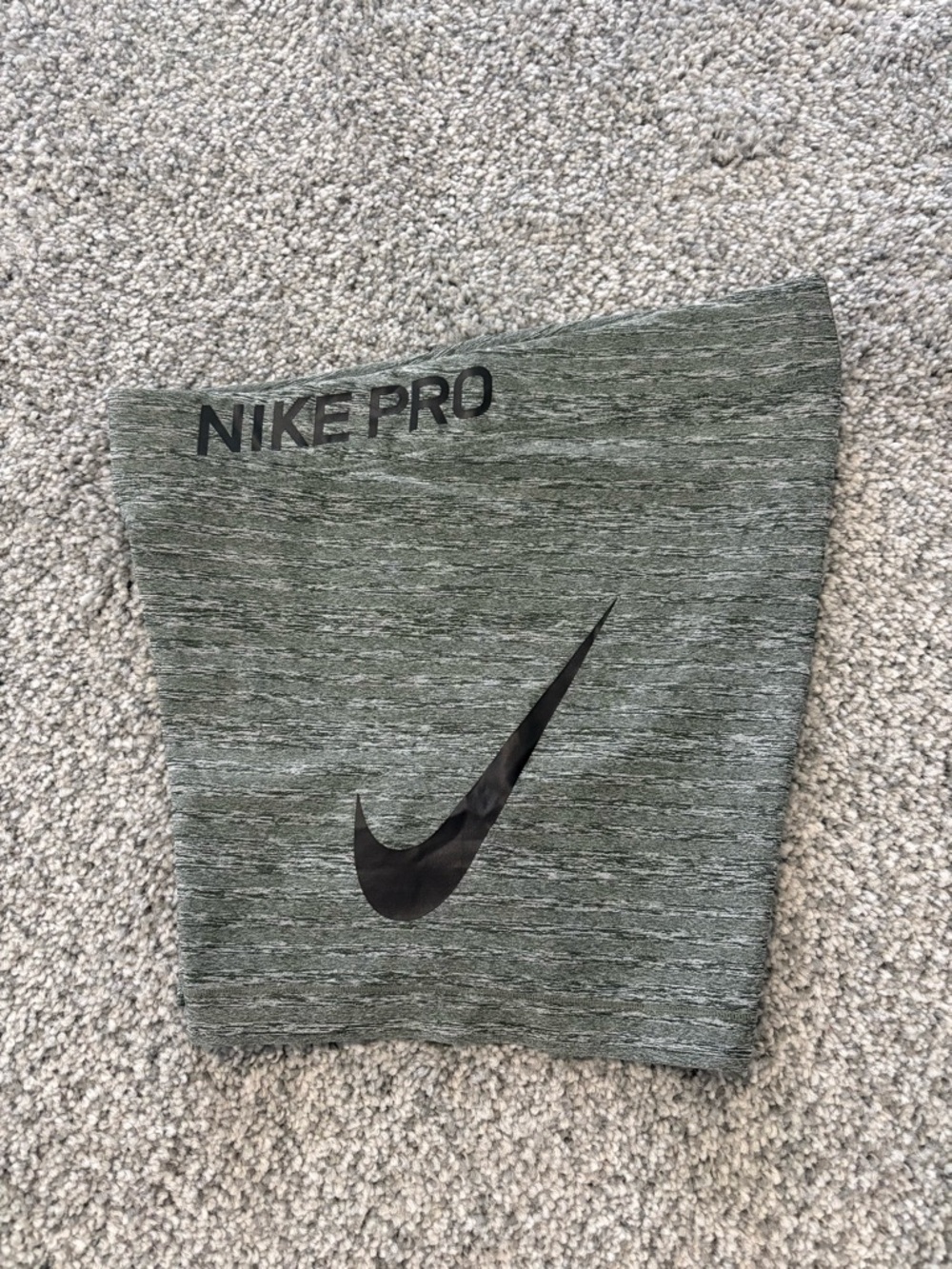 Nike Pro Heather Grey Workout Spandex Shorts
